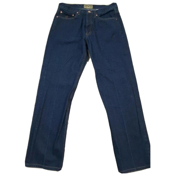 ROCAWEAR DENIM CO.~Men's Size 34×32~Blue Denim Jeans Button-Fly,100% Cotton. - Picture 5 of 12